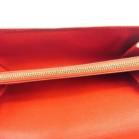 Louis Vuitton Wallet Purse Long Wallet Epi Red Woman unisex Authentic Used - Picture 3 of 6